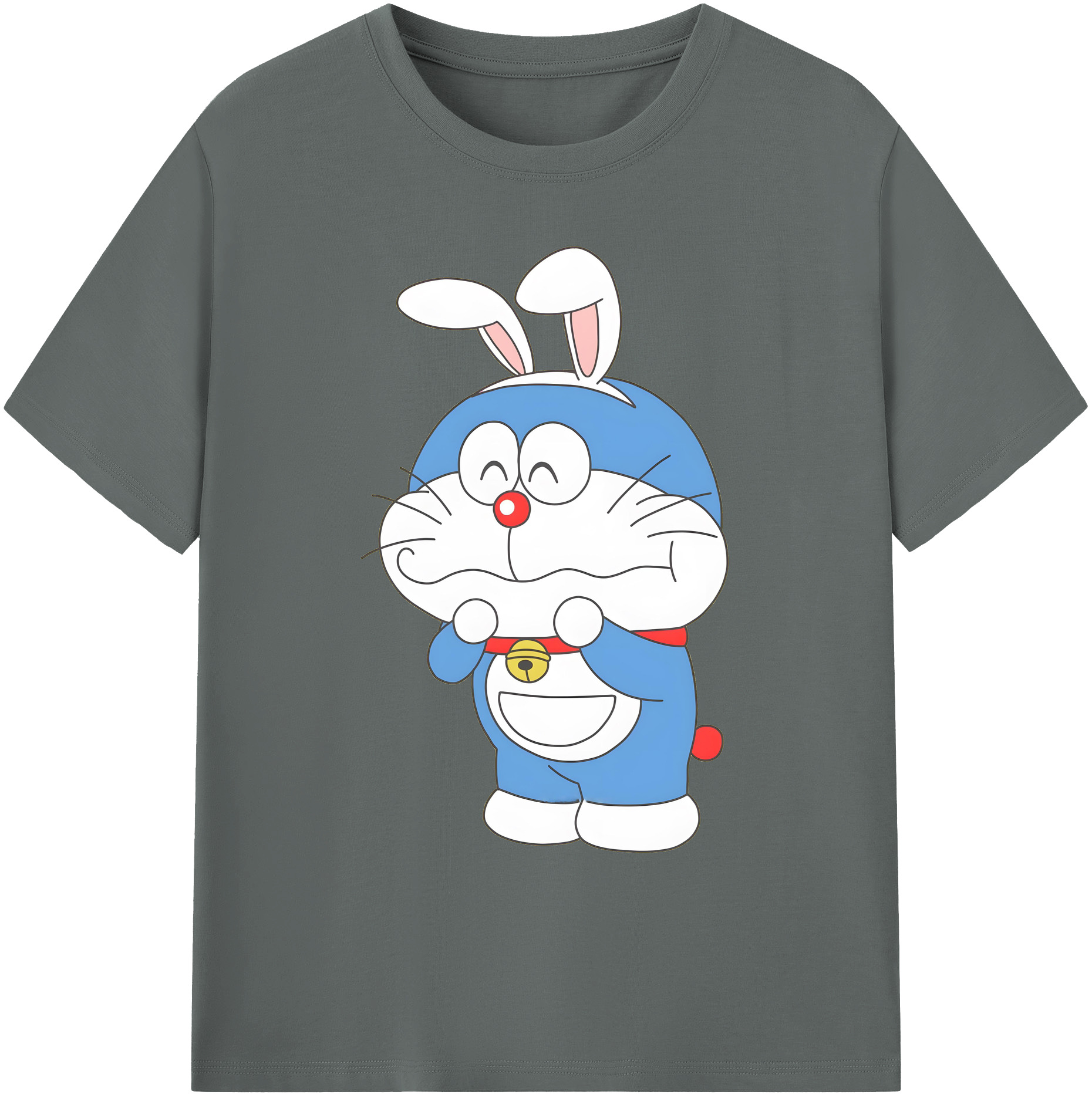 （画像用） ドラえもん Doraemon 綿100％ メンズ半袖Tシャツ｜肌触りやわらか＆通気性